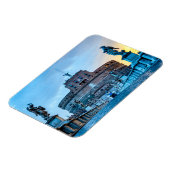 Ponte Sant'Angelo im Morgengrauen - Rom Italien Magnet (Linke Seite)