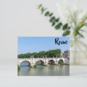 Ponte Sant'Angelo in Rom - Italien Postkarte (Stehend Vorderseite)