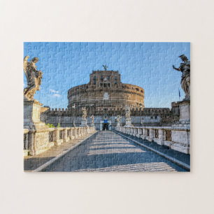 Ponte und Castel Sant'Angelo - Rom, Italien Puzzle