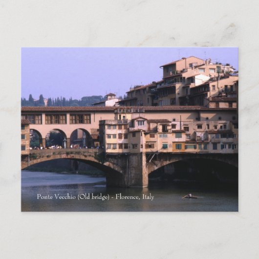 Ponte Vecchio (alte Brücke) | Postkarte (Vorderseite)