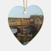 Ponte Vecchio altes Geschenk Brücken-Florenz Keramikornament (Links)