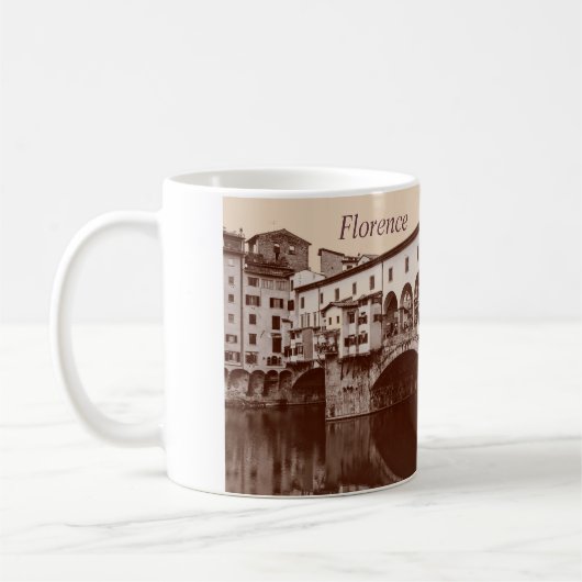 Ponte Vecchio Brown Café Tasse (Links)