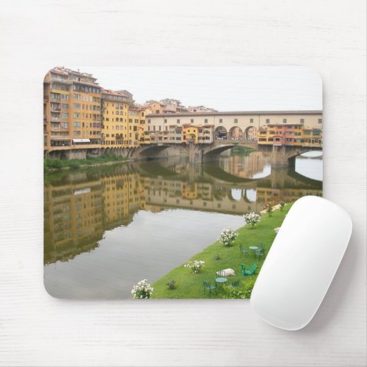 Ponte Vecchio Brücke Mousepad (Mit Mouse)