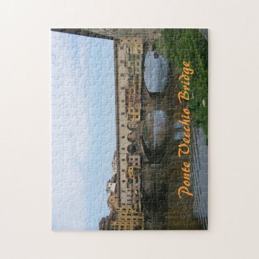 Ponte Vecchio Brücke Puzzle (Vertikal)