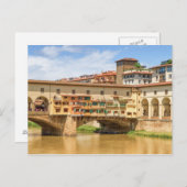 Ponte vecchio by day, Florenz oder Firenze, Italie Postkarte (Vorne/Hinten)