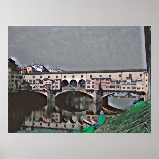 Ponte Vecchio Card Poster (Vorne)