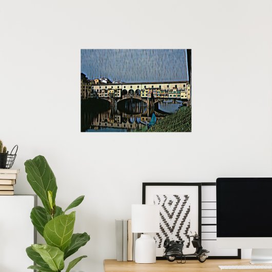 Ponte Vecchio Card Poster (Heimbüro)