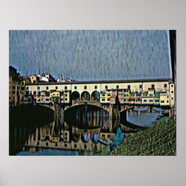Ponte Vecchio Card Poster