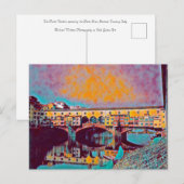 Ponte Vecchio Card Postkarte (Vorne/Hinten)