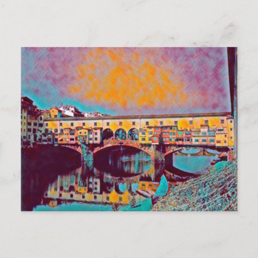 Ponte Vecchio Card Postkarte (Vorderseite)
