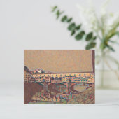 Ponte Vecchio Card Postkarte (Stehend Vorderseite)