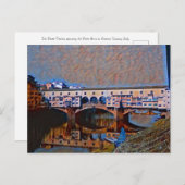 Ponte Vecchio Card Postkarte (Vorne/Hinten)