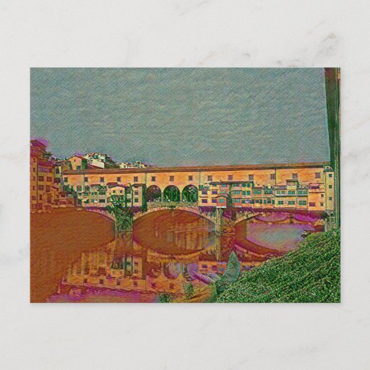 Ponte Vecchio Card Postkarte (Vorderseite)