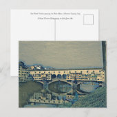 Ponte Vecchio Card Postkarte (Vorne/Hinten)