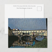 Ponte Vecchio Card Postkarte (Vorne/Hinten)