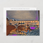 Ponte Vecchio Card Postkarte (Vorne/Hinten)