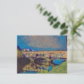 Ponte Vecchio Card Postkarte (Stehend Vorderseite)