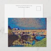 Ponte Vecchio Card Postkarte (Vorne/Hinten)