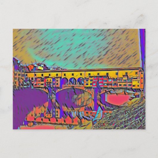 Ponte Vecchio Card Postkarte (Vorderseite)