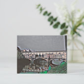 Ponte Vecchio Card Postkarte (Stehend Vorderseite)