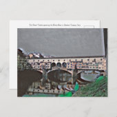 Ponte Vecchio Card Postkarte (Vorne/Hinten)