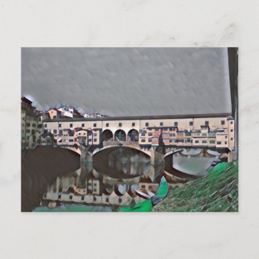 Ponte Vecchio Card Postkarte (Vorderseite)