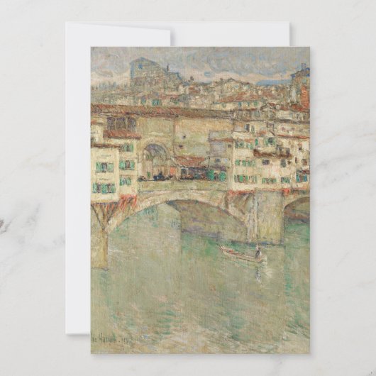 Ponte Vecchio | Childe Hassam (Vorderseite)