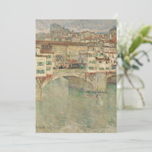 Ponte Vecchio | Childe Hassam (Stehend Vorderseite)