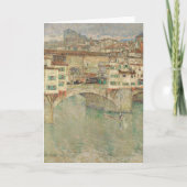 Ponte Vecchio | Childe Hassam Karte (Vorderseite)