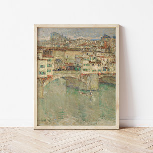 Ponte Vecchio   Childe Hassam Poster