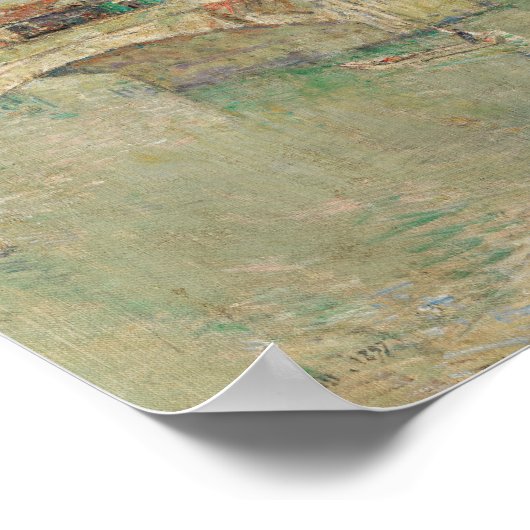 Ponte Vecchio | Childe Hassam Poster (Ecke)