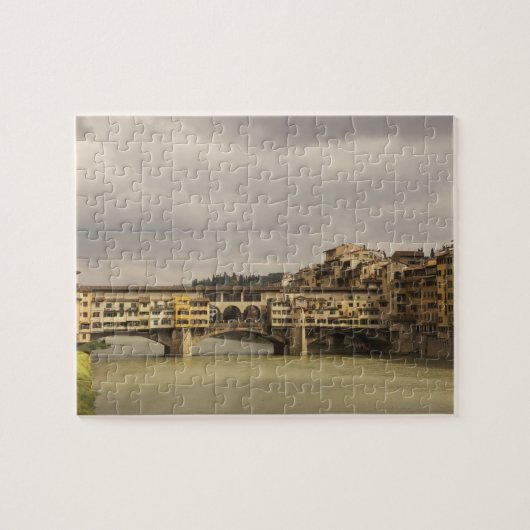 Ponte Vecchio Florence Italien Puzzle (Horizontal)