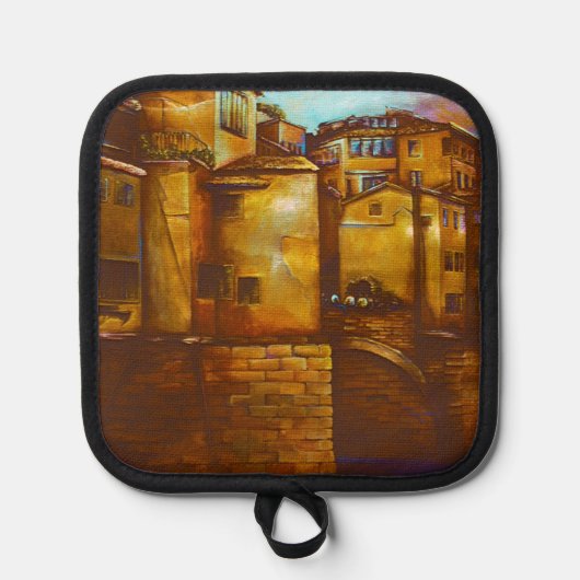 Ponte Vecchio, Florenz Topflappen (Vorderseite)