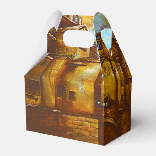 Ponte Vecchio, Italien Geschenkschachtel (Rückseite)