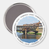 Ponte Vecchio Magnet (Vorderseite/Rückseite)