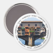 Ponte Vecchio Magnet (Vorderseite/Rückseite)