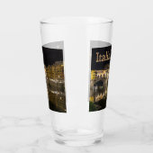 Ponte Vecchio Night Scene Reflektion Arno River Glas (Links)