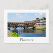 Ponte Vecchio Postcard Postkarte (Vorderseite)