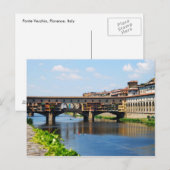Ponte Vecchio Postcard Postkarte (Vorne/Hinten)