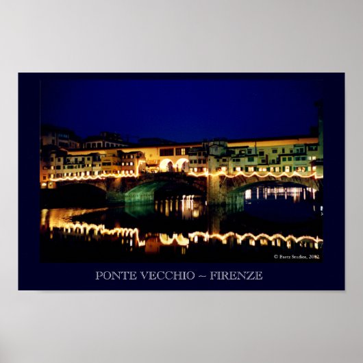Ponte Vecchio Poster (Vorne)