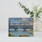 Ponte Vecchio Postkarte (Stehend Vorderseite)