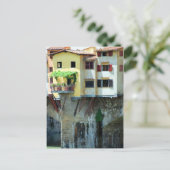 Ponte Vecchio Postkarte (Stehend Vorderseite)