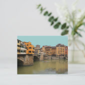 Ponte Vecchio Postkarte (Stehend Vorderseite)