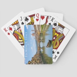Ponte Vecchio Romantische Stadtansicht Kunstwerk Spielkarten
