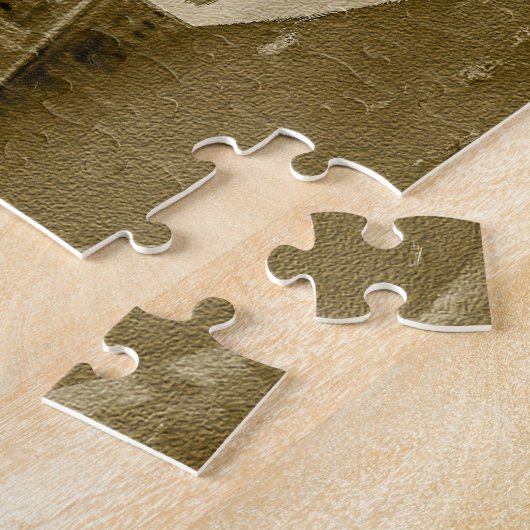 Ponte Vecchio Sepia-Skizze Puzzle (Seite)