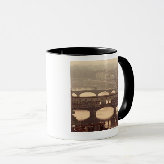 Ponte Vecchio und der Arno Tasse (VorderseiteRechts)