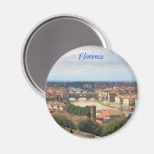 Ponte Vecchio von Florenz Magnet (Vorderseite/Rückseite)