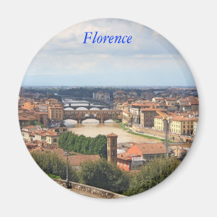 Ponte Vecchio von Florenz Magnet