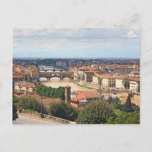Ponte Vecchio von Florenz Postkarte