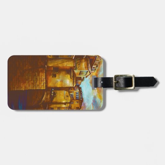 Ponte Veccho Gepäckanhänger (Vorderseite horizontal)